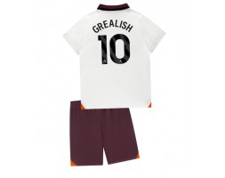 Manchester City Jack Grealish #10 babykläder Bortatröja barn 2023-24 Korta ärmar (+ Korta byxor)